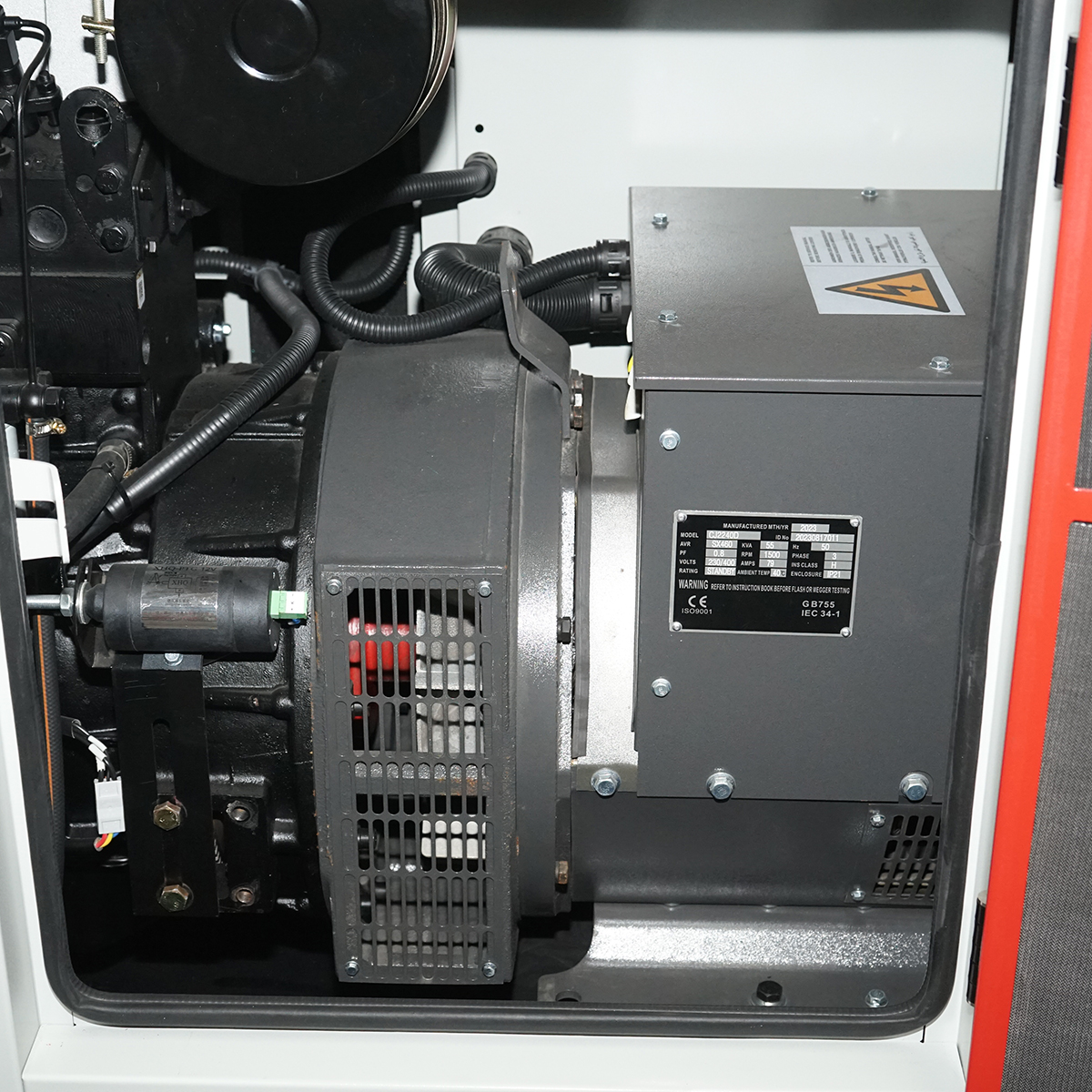 Generator electric trifazat 55KVA, 230/400V cu motor diesel Ricardo N4105ZDS-56KW si ATS 100A - imagine 5