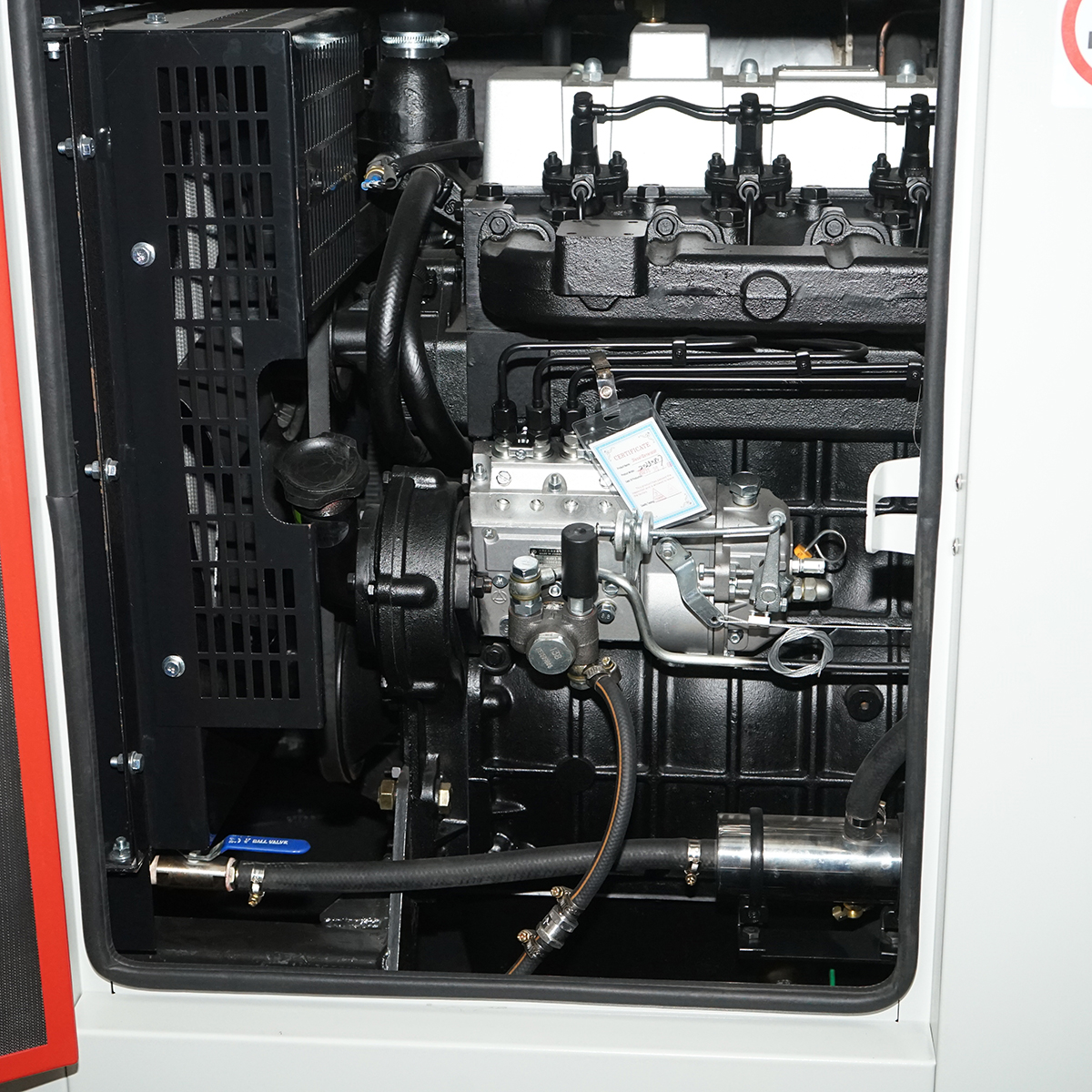 Generator electric trifazat 55KVA, 230/400V cu motor diesel Ricardo N4105ZDS-56KW si ATS 100A - imagine 6