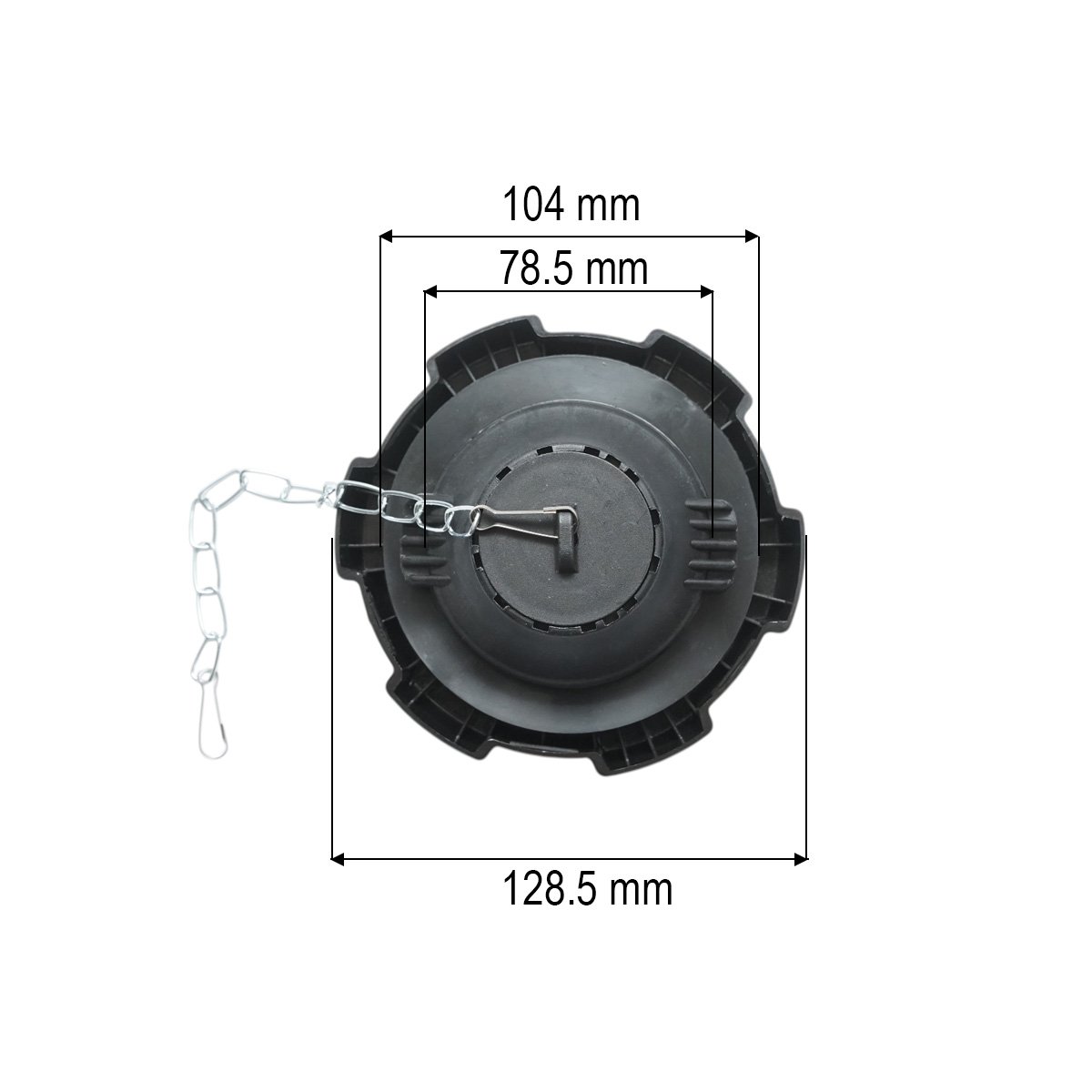 Buson rezervor combustibil cu 2 chei Renault, Volvo 78.5mm cod OEM 20392751 - imagine 5