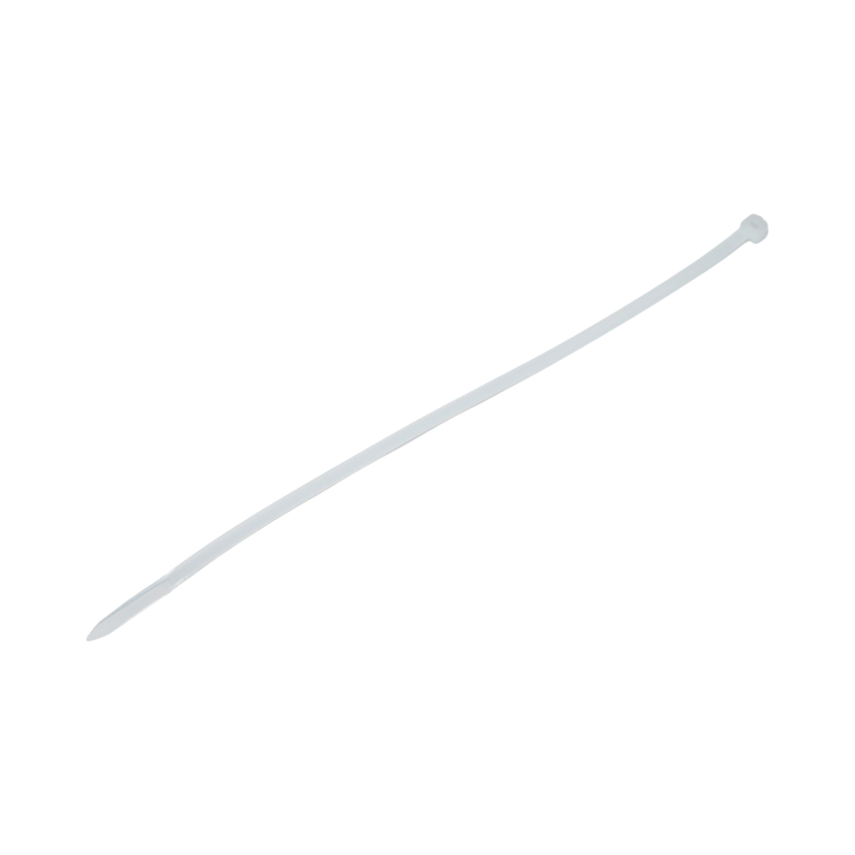 Faseta colier plastic alb 4.8x250mm 100 buc/set Longroad - imagine 4