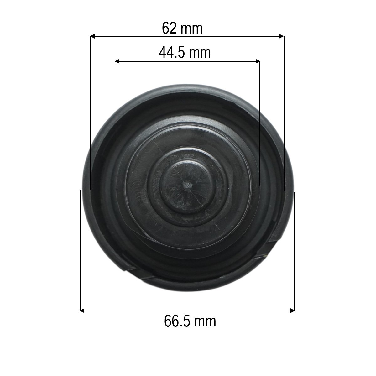 Buson rezervor combustibil cu 2 chei Volvo, Audi 44.5mm cod OEM 191201551A - imagine 2
