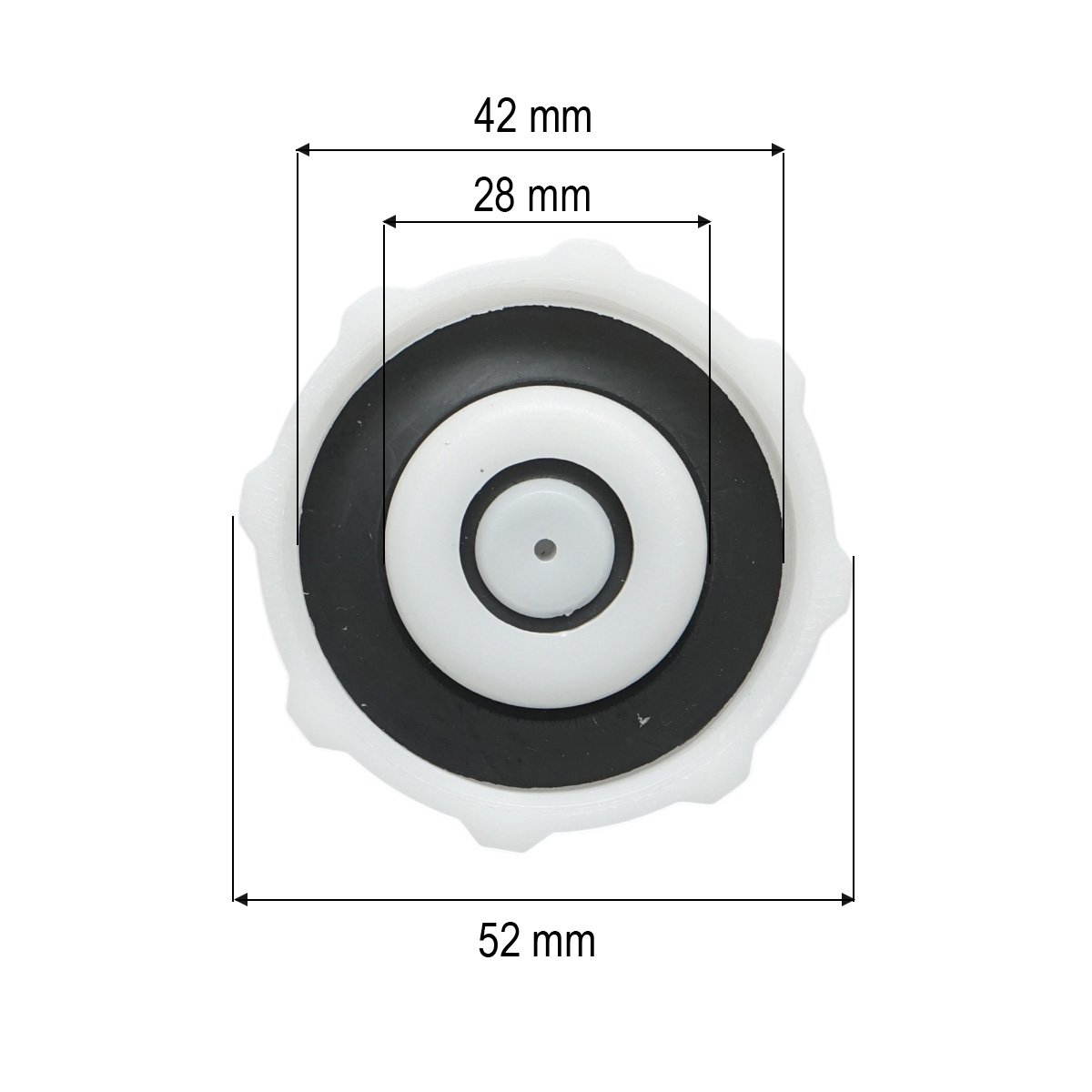 Buson vas expansiune Dacia Logan, Dokker, Duster, Sandero, Renault 28mm cod OEM 7700805031 - imagine 3