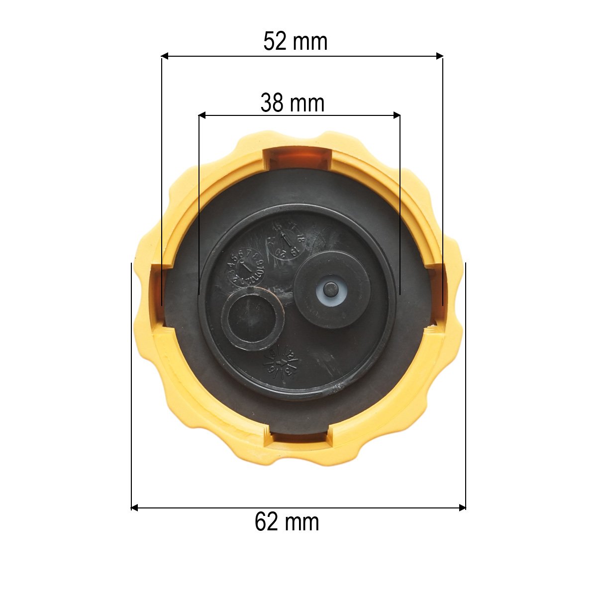 Capac rezervor lichid racire radiator Opel, Chevrolet, Daewoo 38mm cod OEM 94539597 - imagine 3