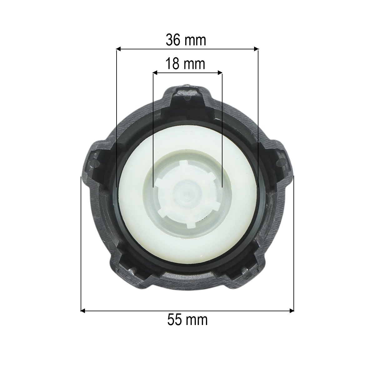 Capac vas expansiune lichid racire radiator Dacia Dokker, Mercedes-Benz 36mm cod OEM 8200048024 - imagine 3