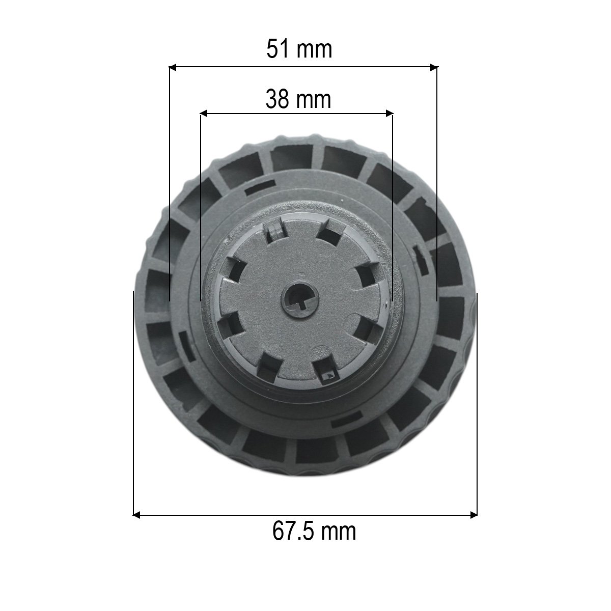 Buson ulei monobloc John Deere 51mm cod OEM RE259557 - imagine 3