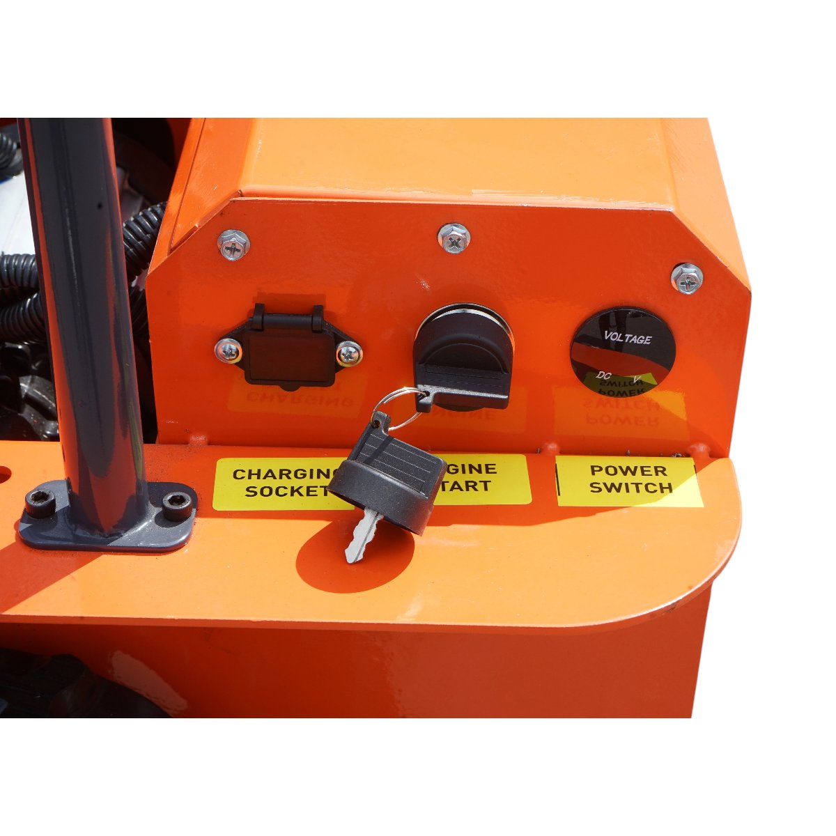 Masina de tuns iarba cu telecomanda pe senile, motor diesel 12.5CP, 499cc, latime de taiere 1000mm THOR - imagine 17