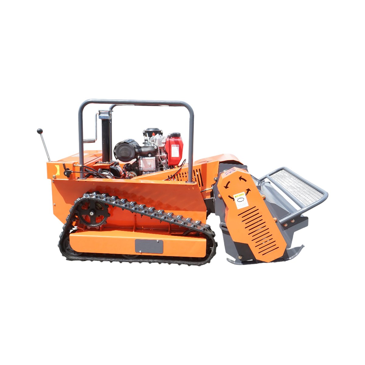 Masina de tuns iarba cu telecomanda pe senile, motor diesel 12.5CP, 499cc, latime de taiere 1000mm THOR - imagine 5