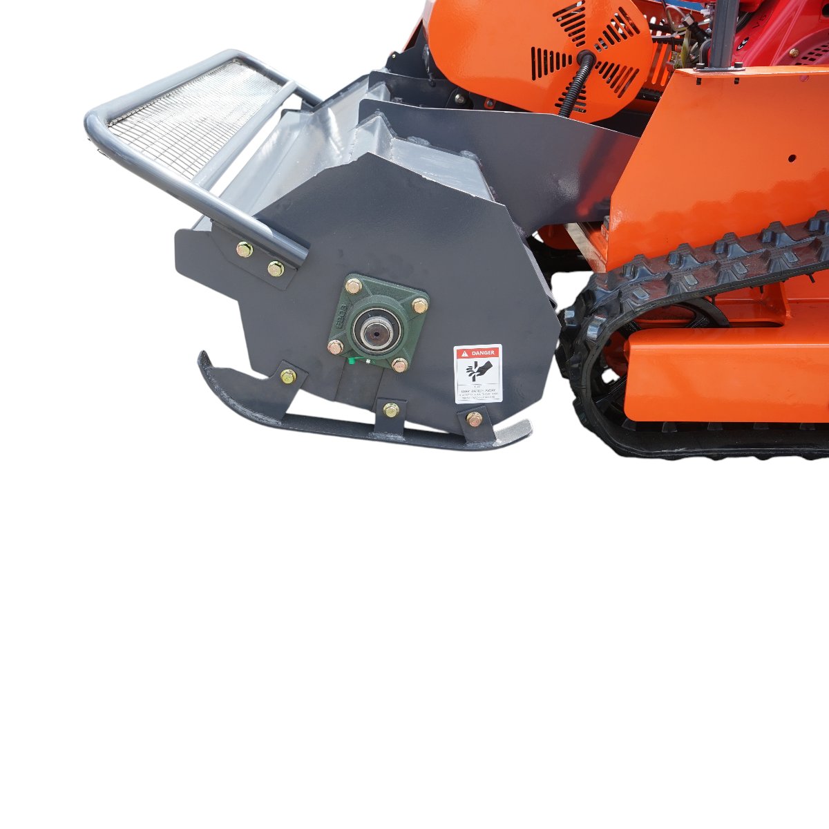 Masina de tuns iarba cu telecomanda pe senile, motor diesel 12.5CP, 499cc, latime de taiere 1000mm THOR - imagine 12