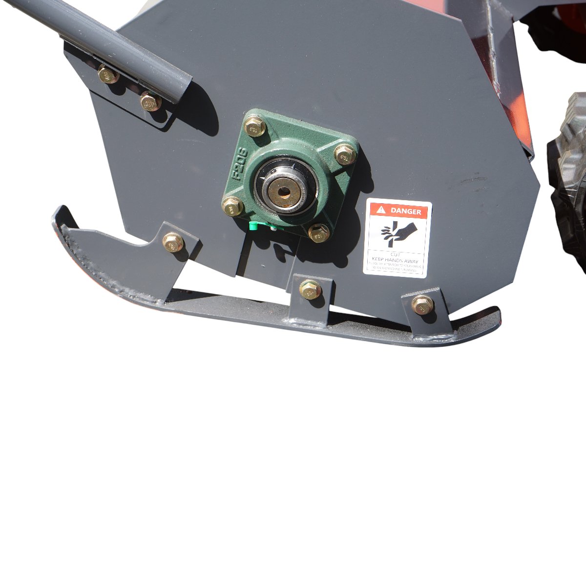 Masina de tuns iarba cu telecomanda pe senile, motor diesel 12.5CP, 499cc, latime de taiere 1200mm THOR - imagine 15