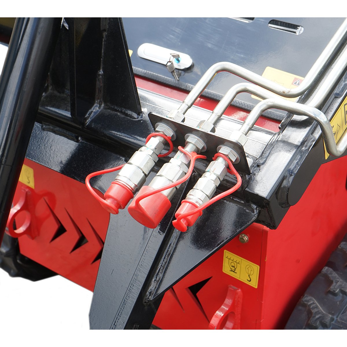 Mini incarcator frontal pe senile, motor benzina 23CP, 739cc, capacitate ridicare 350kg, volum cupa 0.15m3 THOR - imagine 11