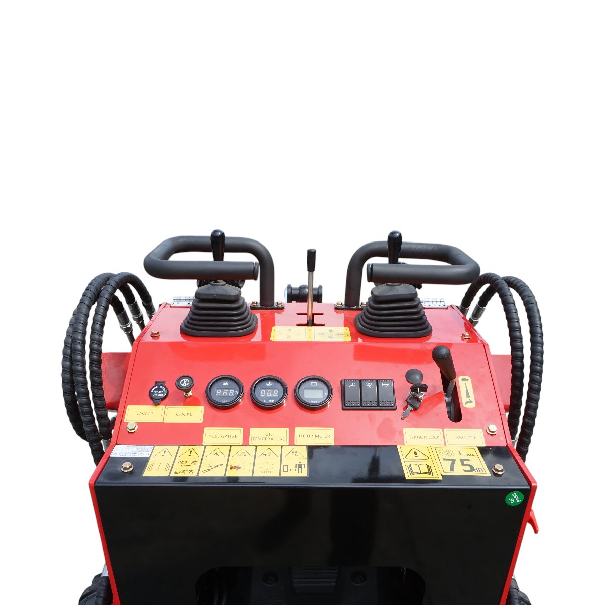 Mini incarcator frontal pe roti, motor benzina 23CP, 739cc, capacitate ridicare 350kg, volum cupa 0.15m3 THOR - imagine 7