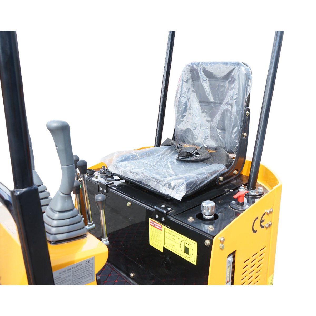 Mini excavator 1T cu semicabina, motor diesel 9.5CP, adancime sapare 1750mm, capacitate ridicare 350kg, latime cupa 380mm THOR - imagine 9