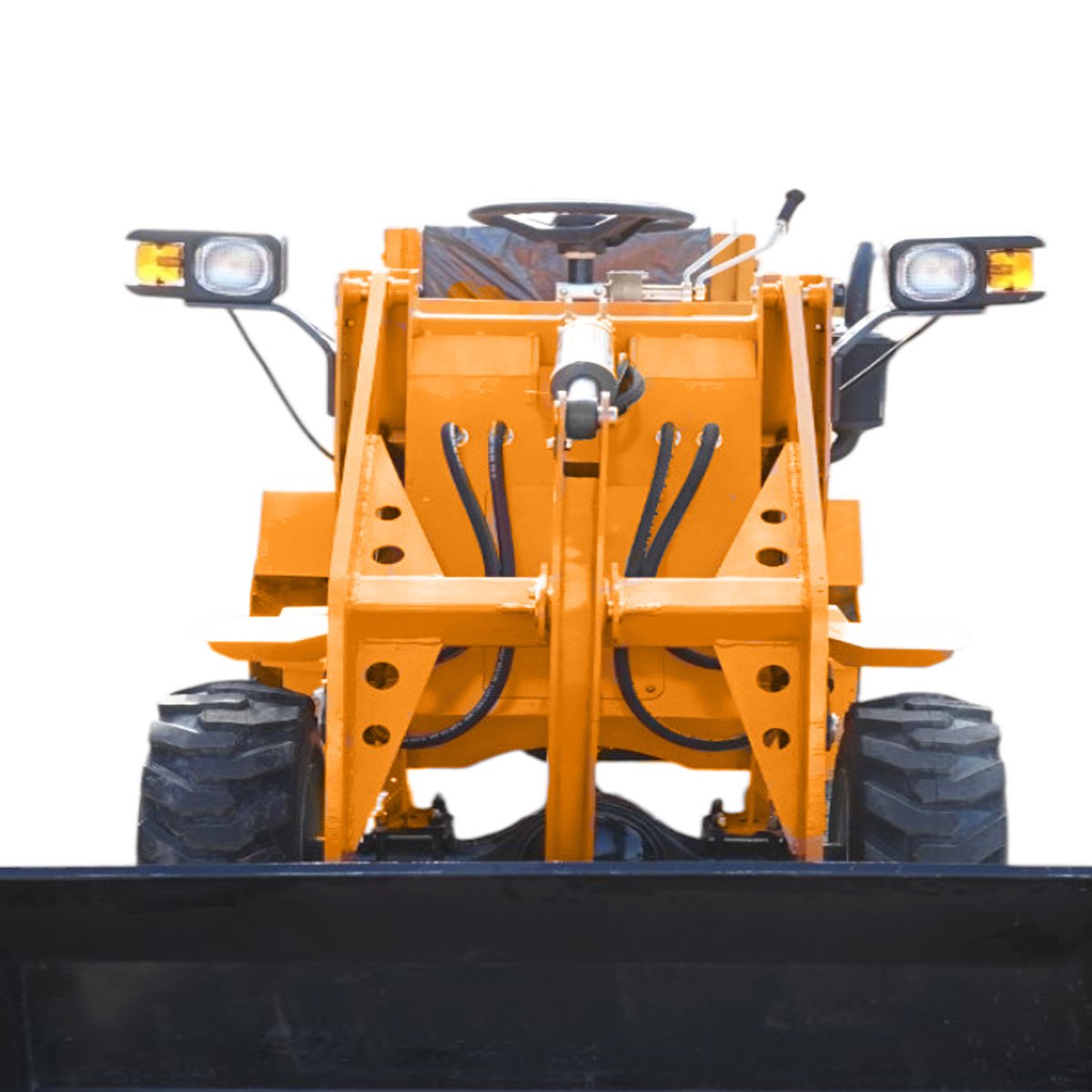 Mini incarcator frontal articulat 900kg 4x4, motor diesel 35CP, capacitate ridicare 500kg, latime cupa 1000mm THOR - imagine 11