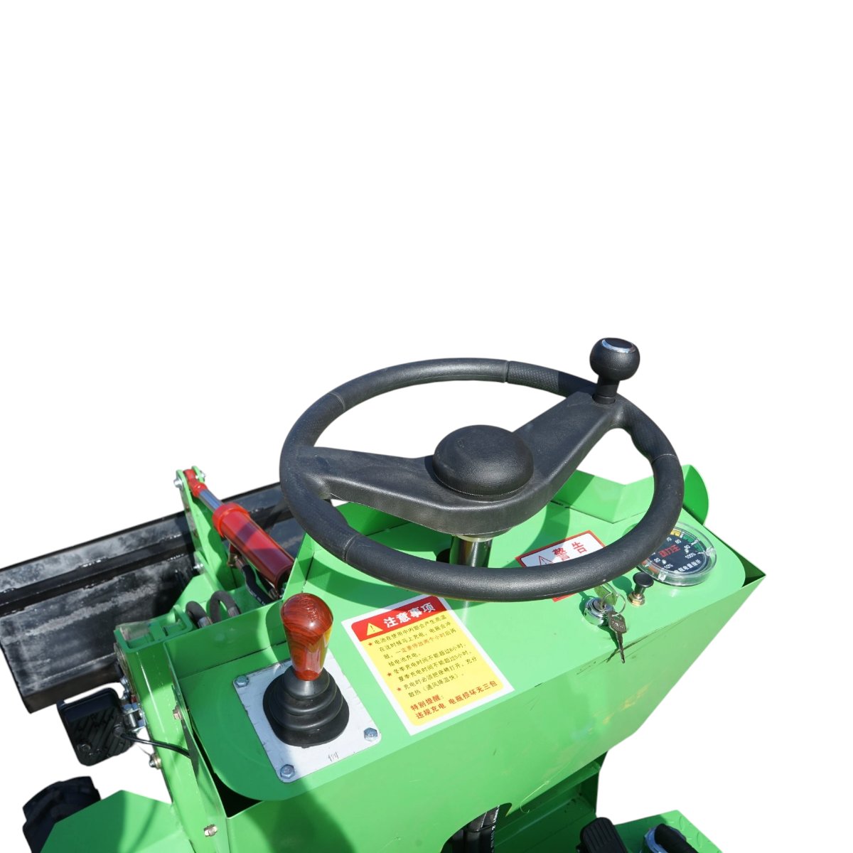 Mini incarcator frontal electric 700kg 4x4, 2 motoare 2200W brushless, baterie 60V/70Ah, capacitate ridicare 400kg, latime cupa 1000mm THOR - imagine 7