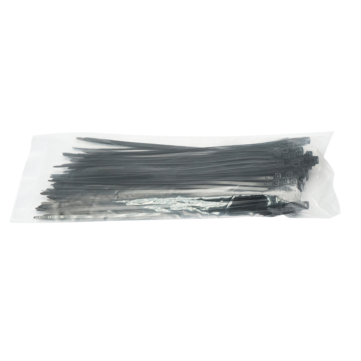 Faseta, colier plastic negru 3.6x200mm 100 buc/set Breckner Germany - imagine 2