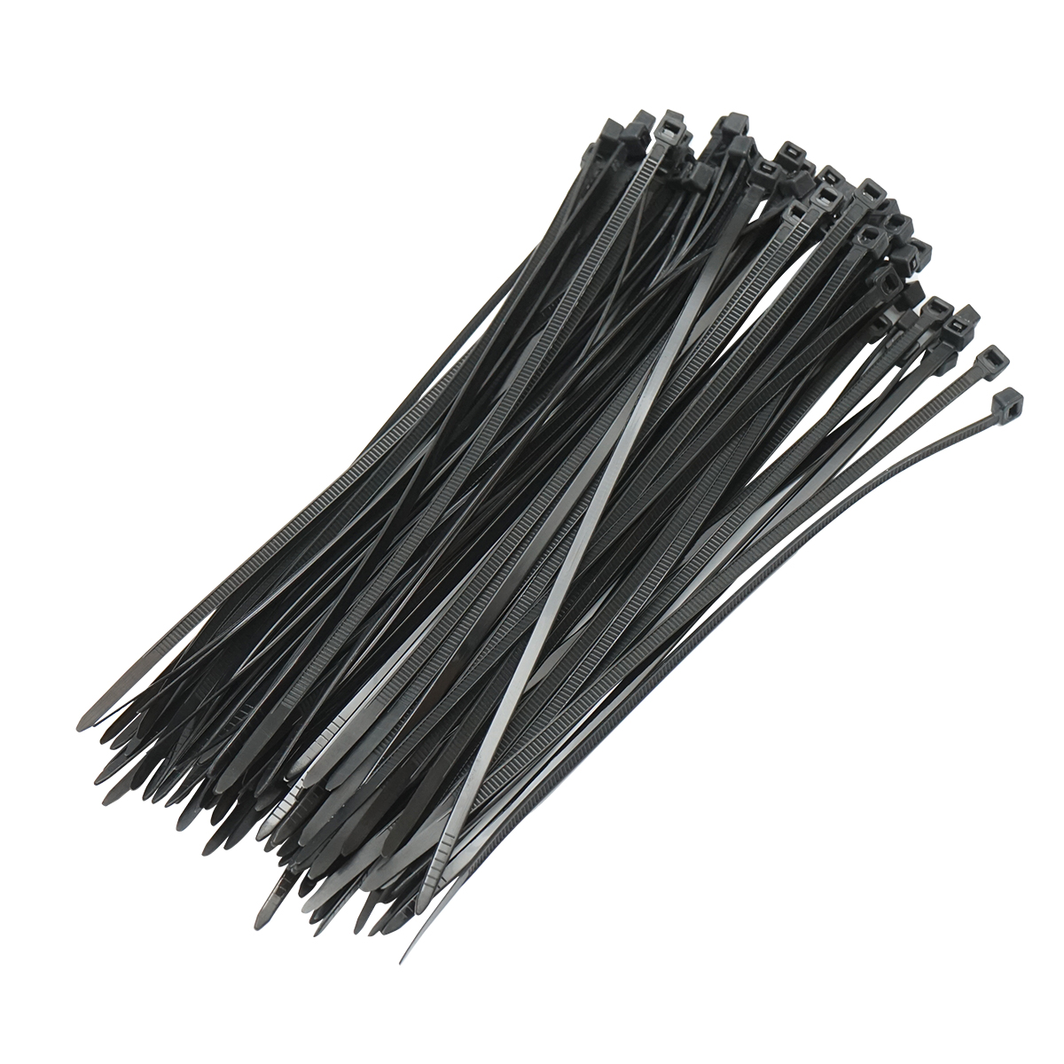 Faseta, colier plastic negru 3.6x200mm 100 buc/set Breckner Germany