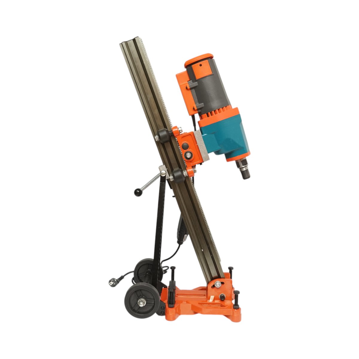 Masina profesionala de carotat beton cu stativ mobil 3600W, 220V, diametru maxim 305mm, 2 trepte viteza, sistem racire apa, gaurire umeda/uscata Breckner Germany - imagine 4