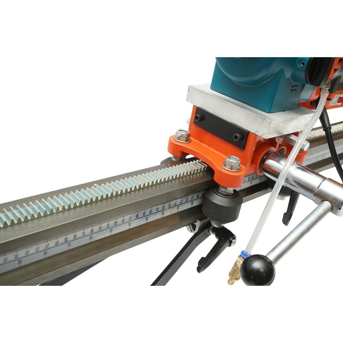 Masina profesionala de carotat beton cu stativ mobil 3600W, 220V, diametru maxim 305mm, 2 trepte viteza, sistem racire apa, gaurire umeda/uscata Breckner Germany - imagine 7