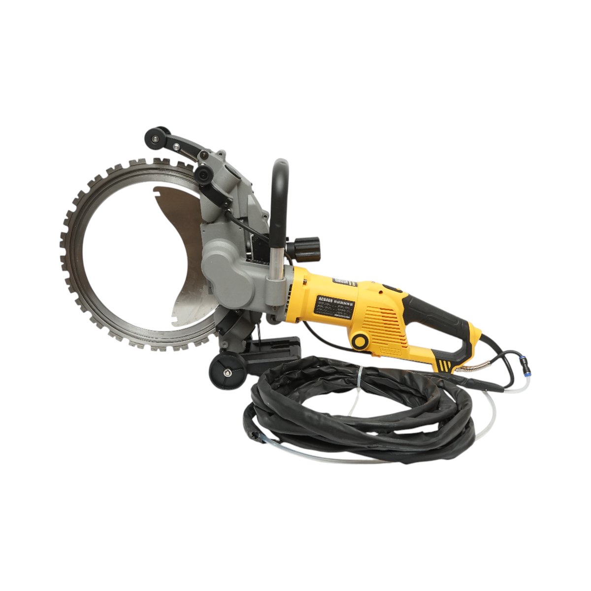 Masina de taiat beton electrica 5000W, 220V, disc inelar diamantat 400mm, adancime 290mm, pompa apa automata 20 L/min Breckner Germany