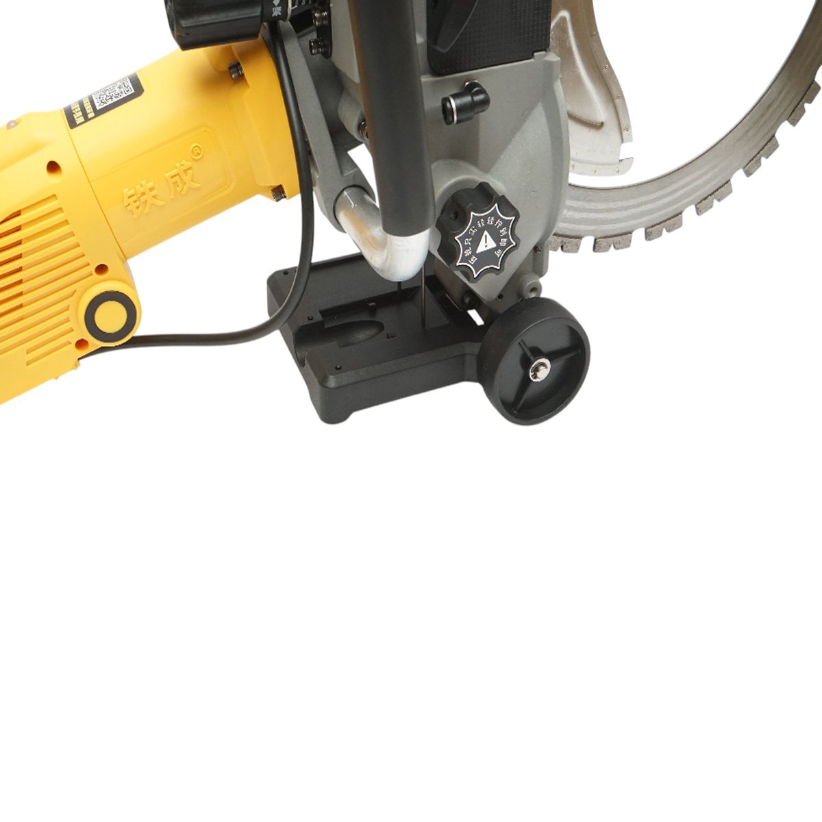 Masina de taiat beton electrica 5000W, 220V, disc inelar diamantat 400mm, adancime 290mm, pompa apa automata 20 L/min Breckner Germany - imagine 9