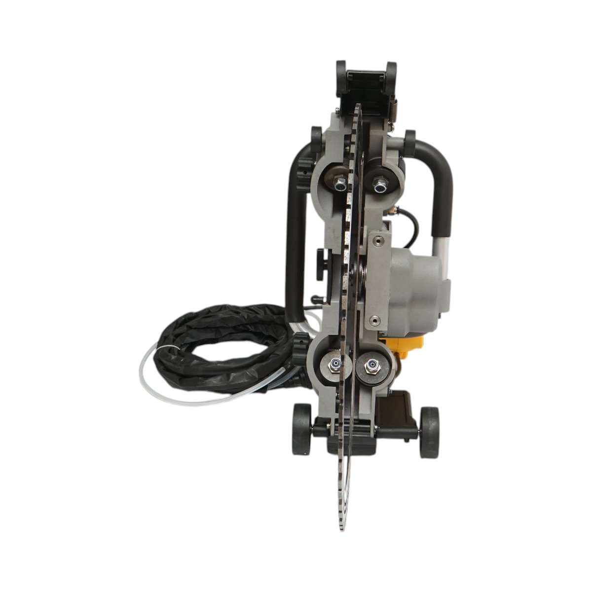 Masina de taiat beton electrica 5000W, 220V, disc inelar diamantat 500mm, adancime 390mm, pompa apa automata 20 L/min Breckner Germany - imagine 4
