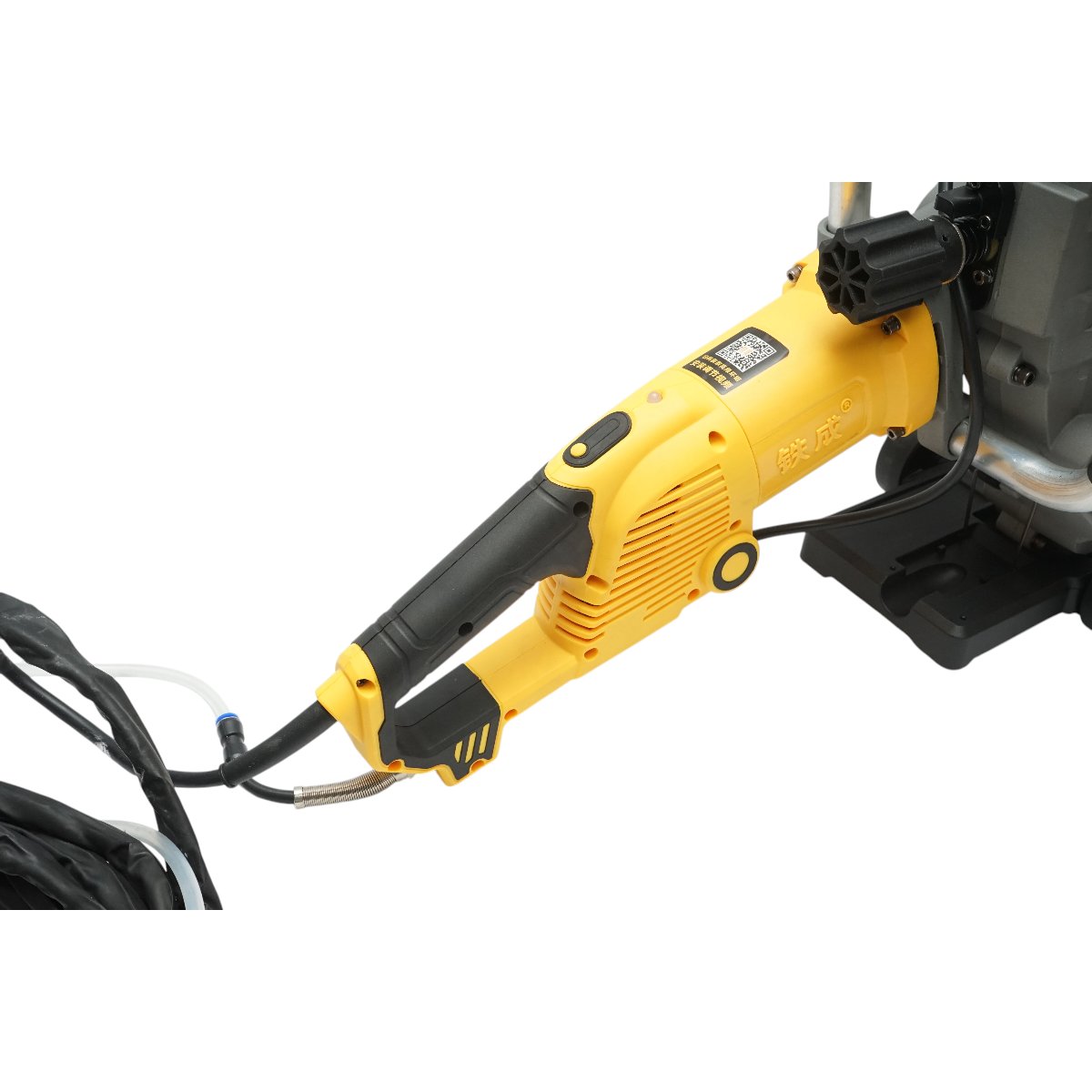 Masina de taiat beton electrica 5000W, 220V, disc inelar diamantat 500mm, adancime 390mm, pompa apa automata 20 L/min Breckner Germany - imagine 8