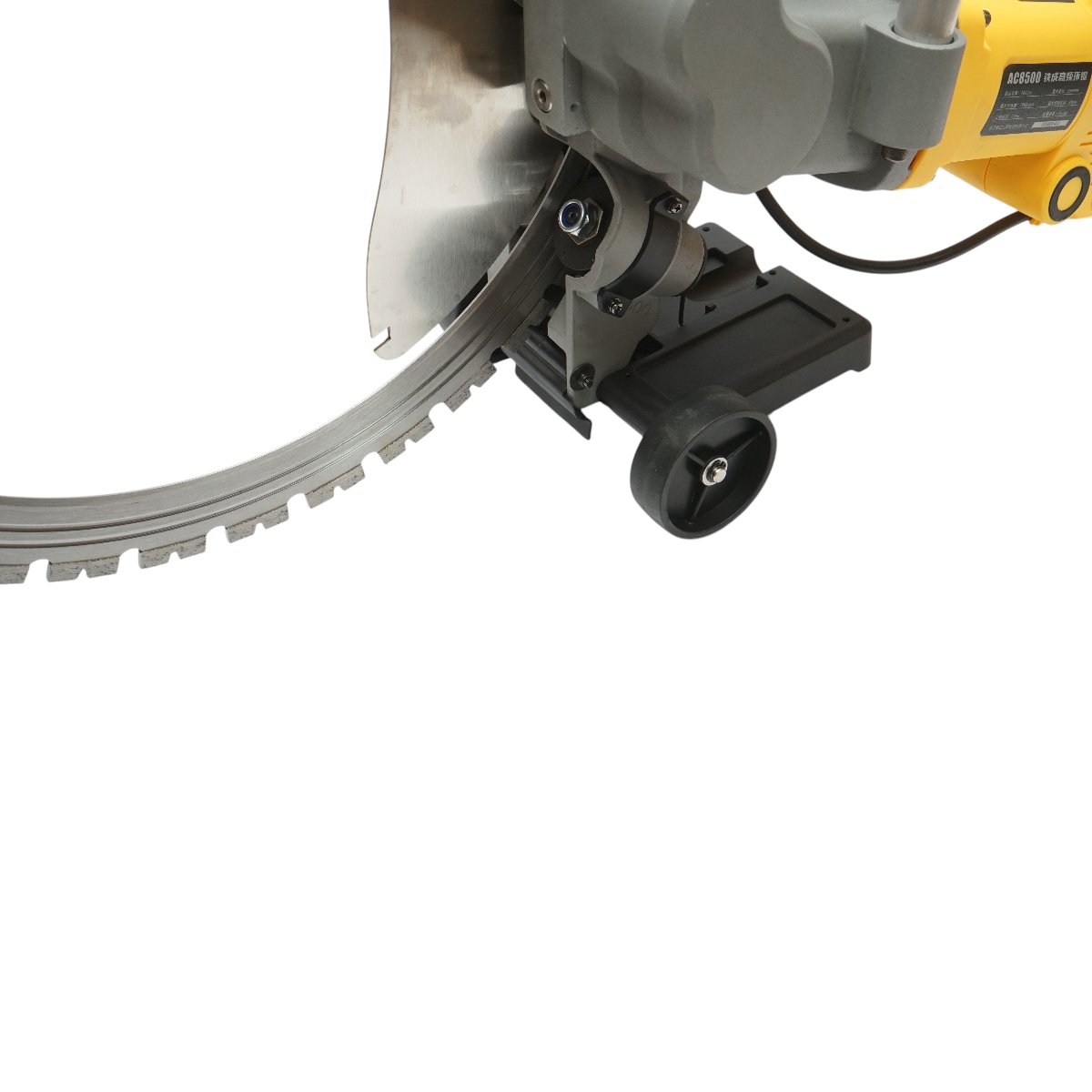 Masina de taiat beton electrica 5000W, 220V, disc inelar diamantat 500mm, adancime 390mm, pompa apa automata 20 L/min Breckner Germany - imagine 10