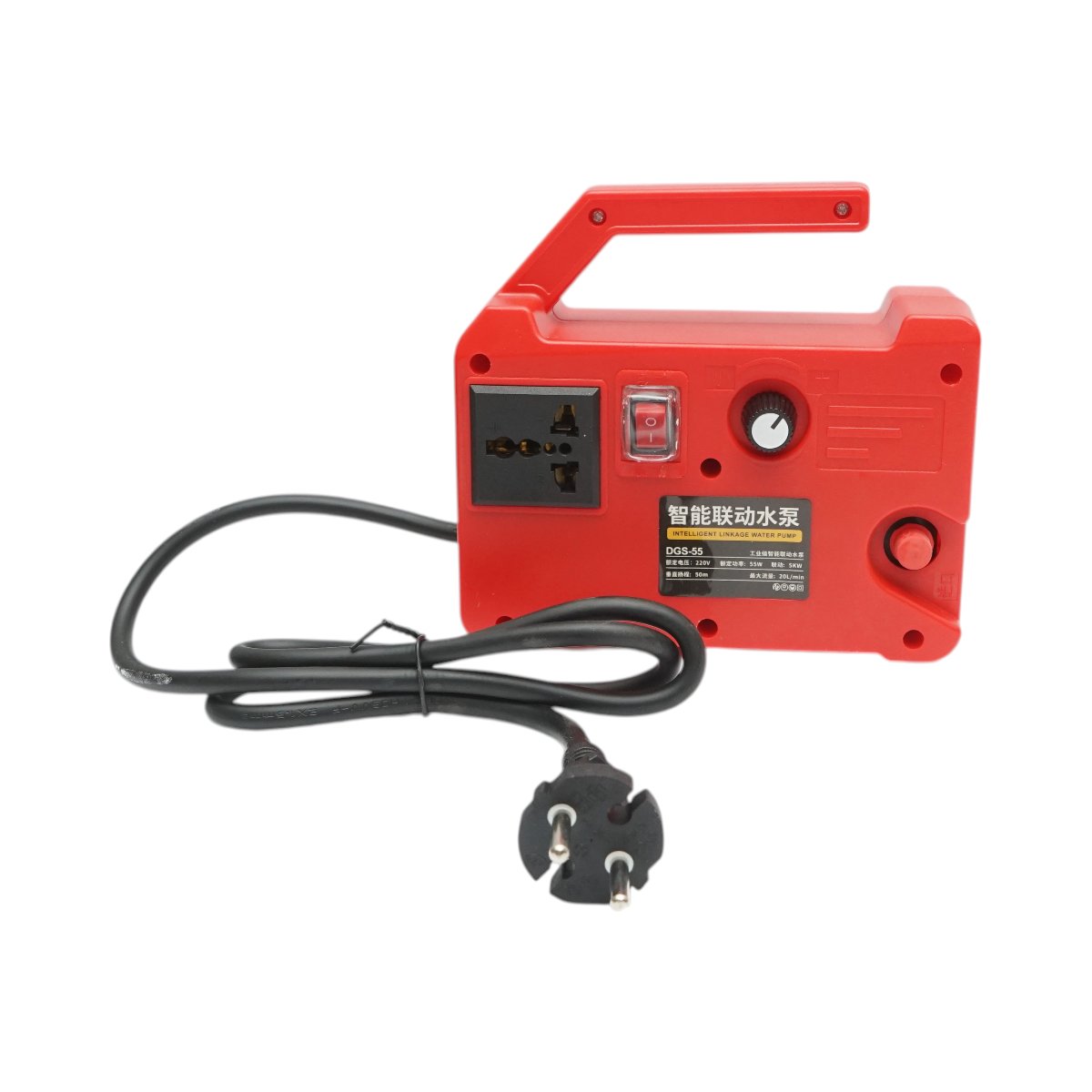 Masina de taiat beton electrica 5000W, 220V, disc inelar diamantat 500mm, adancime 390mm, pompa apa automata 20 L/min Breckner Germany - imagine 12