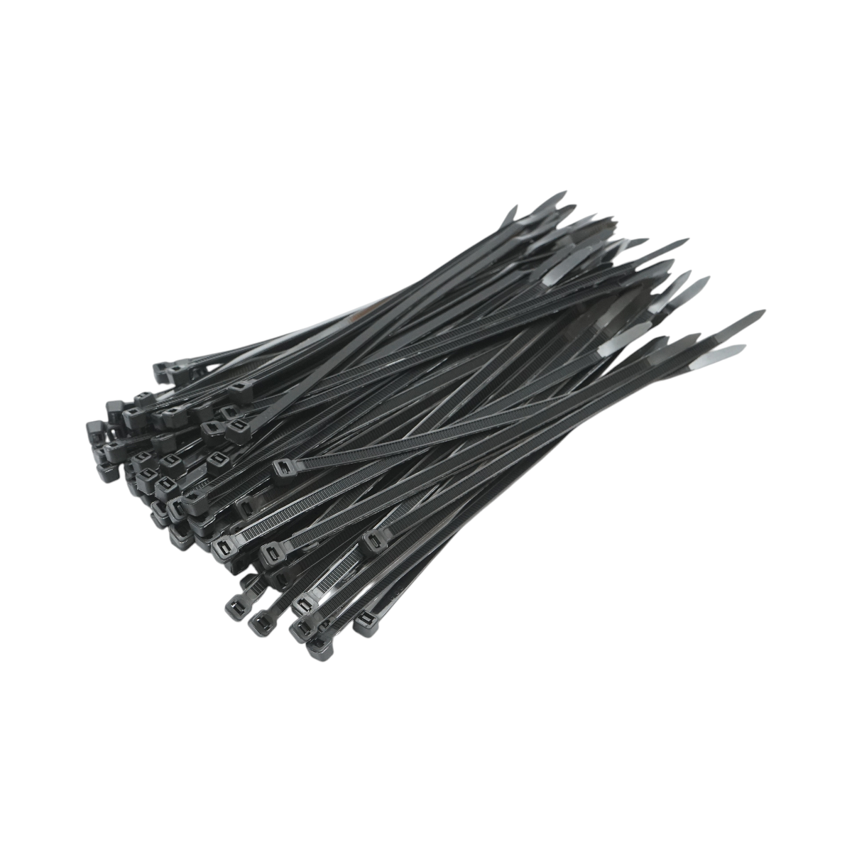 Faseta colier plastic negru 4.8x200mm 100 buc/set Longroad - imagine 2