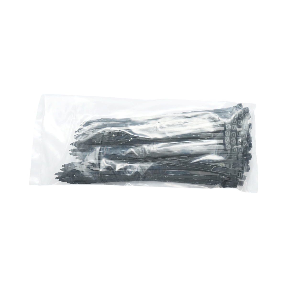 Faseta colier plastic negru 4.8x200mm 100 buc/set Longroad - imagine 5