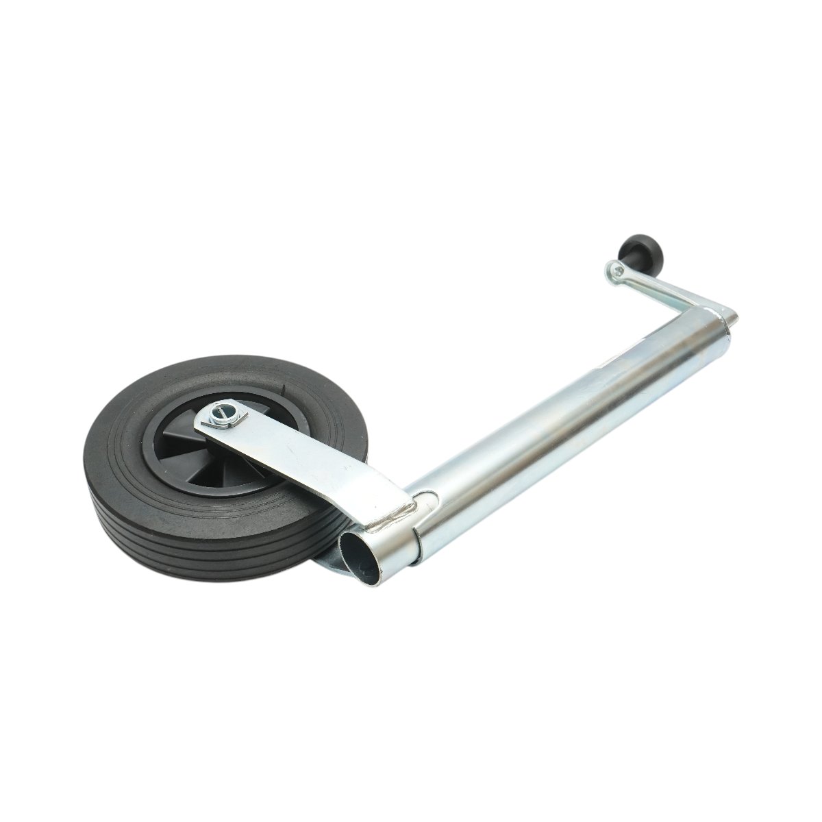 Roata de sprijin remorca 200x50mm, diametru tub 48mm, reglabila 570-800mm, sarcina maxima 136kg Breckner Germany - imagine 6