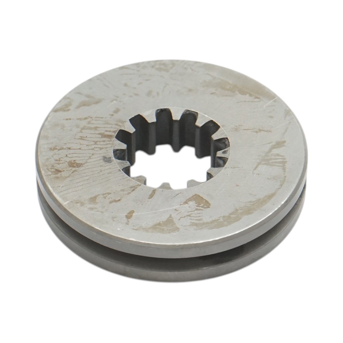 Disc inelar diamantat segmentat 400mm, 26 dinti, rola antrenare pentru masina de taiat beton Breckner Germany - imagine 5