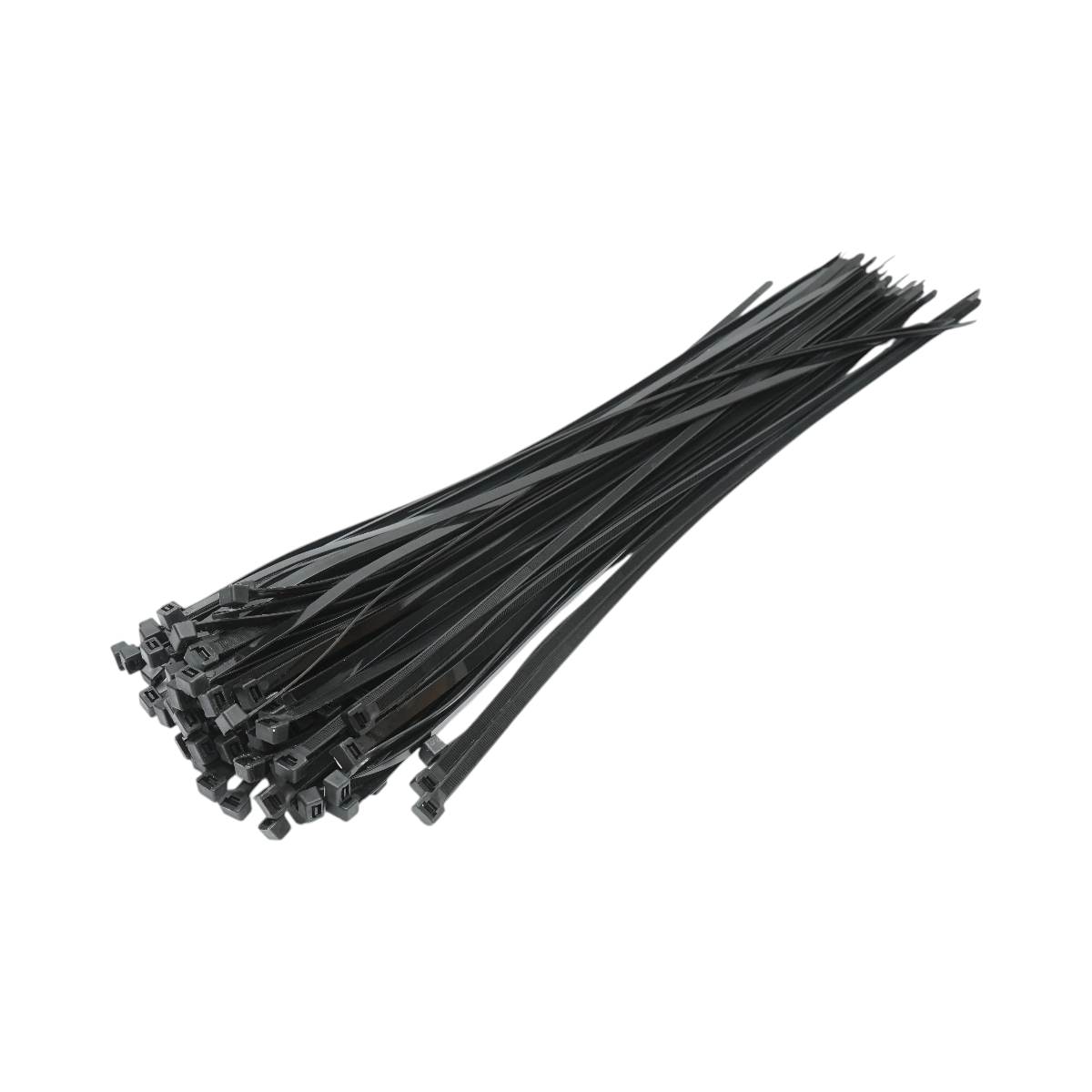 Faseta colier plastic negru 9x750mm 100 buc/set Longroad - imagine 2