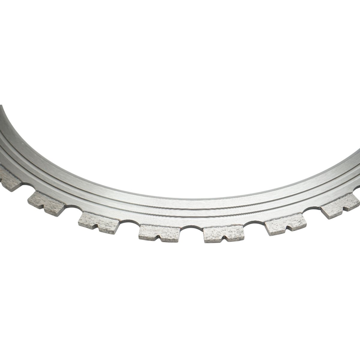 Disc inelar diamantat segmentat 500mm, 30 dinti, rola antrenare pentru masina de taiat beton Breckner Germany - imagine 3