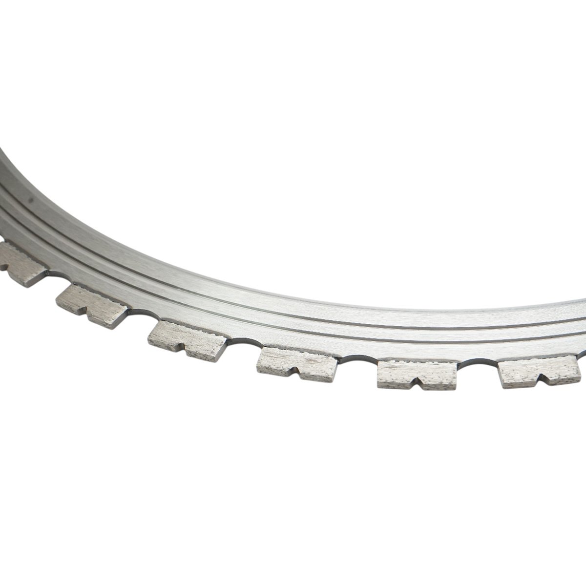 Disc inelar diamantat segmentat 600mm, 37 dinti, rola antrenare pentru masina de taiat beton Breckner Germany - imagine 3