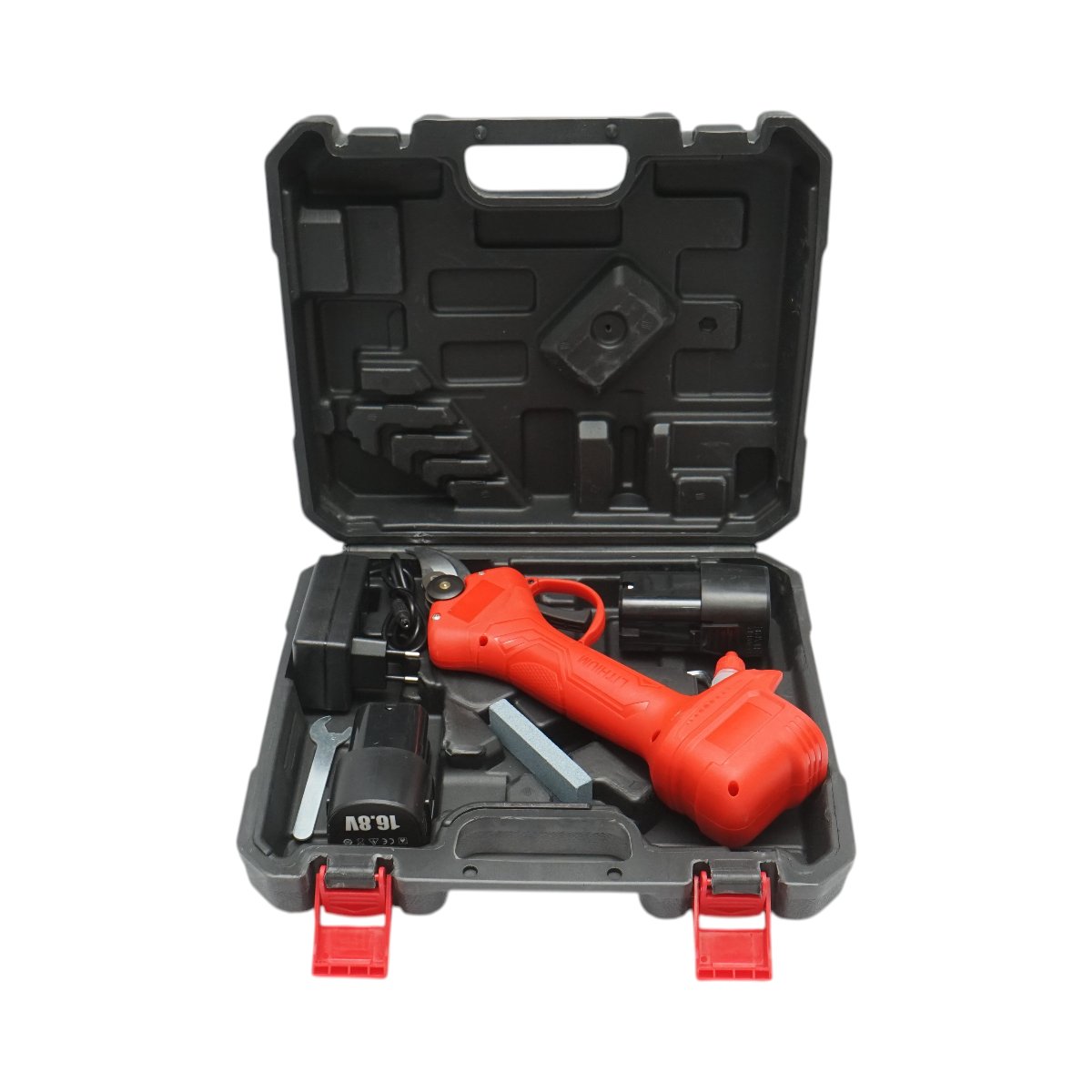 Foarfeca electrica de gradina cu 2 acumulatori 16.8V, 1.5 Ah Li-ion, diametru taiere 0-28mm - imagine 2