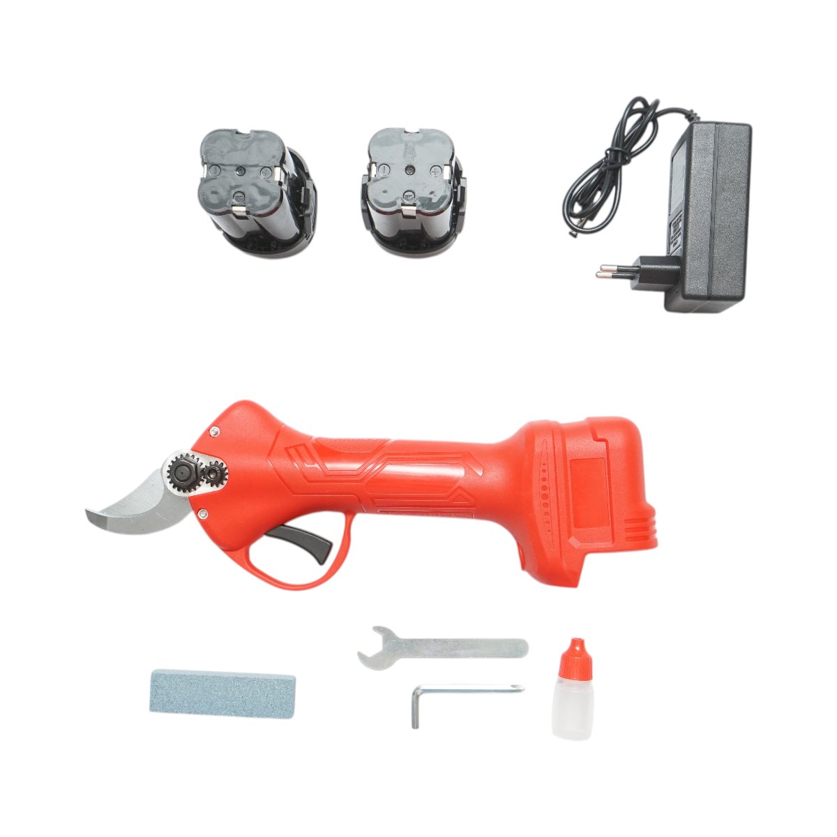 Foarfeca electrica de gradina cu 2 acumulatori 16.8V, 1.5 Ah Li-ion, diametru taiere 0-28mm - imagine 4