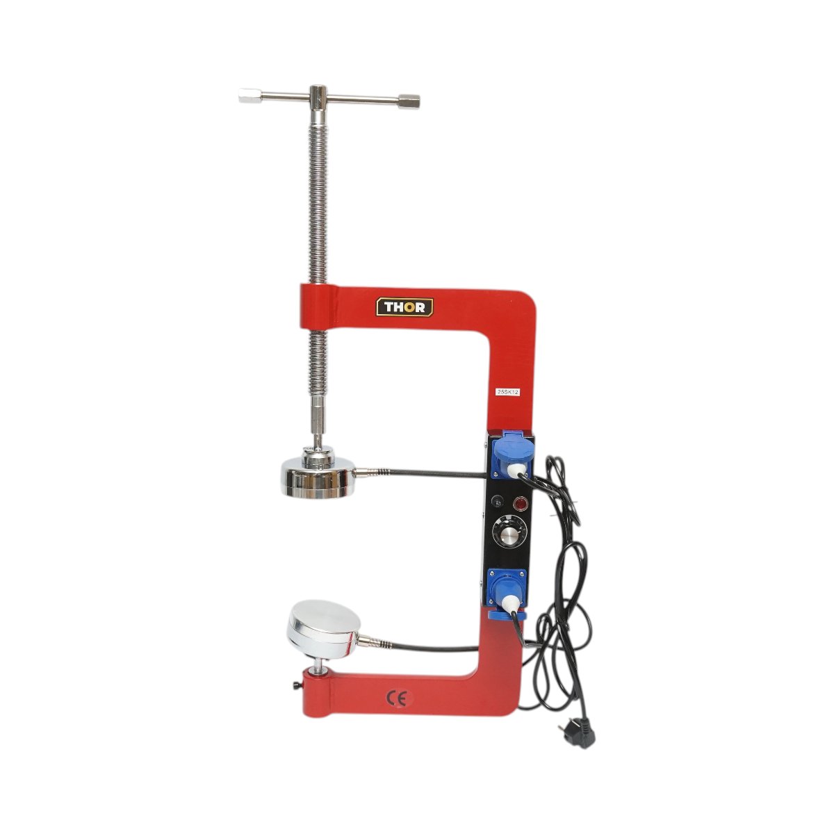 Dispozitiv electric vulcanizare anvelope la cald 2x500W, 220V, 7 adaptoare aluminiu, temperatura reglabila 0-180°C - imagine 3