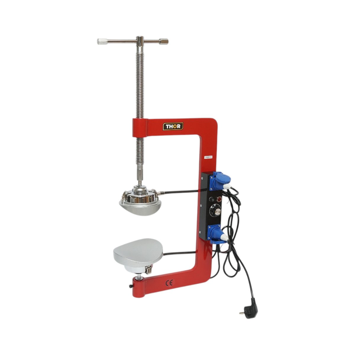 Dispozitiv electric vulcanizare anvelope la cald 2x500W, 220V, 7 adaptoare aluminiu, temperatura reglabila 0-180°C - imagine 2