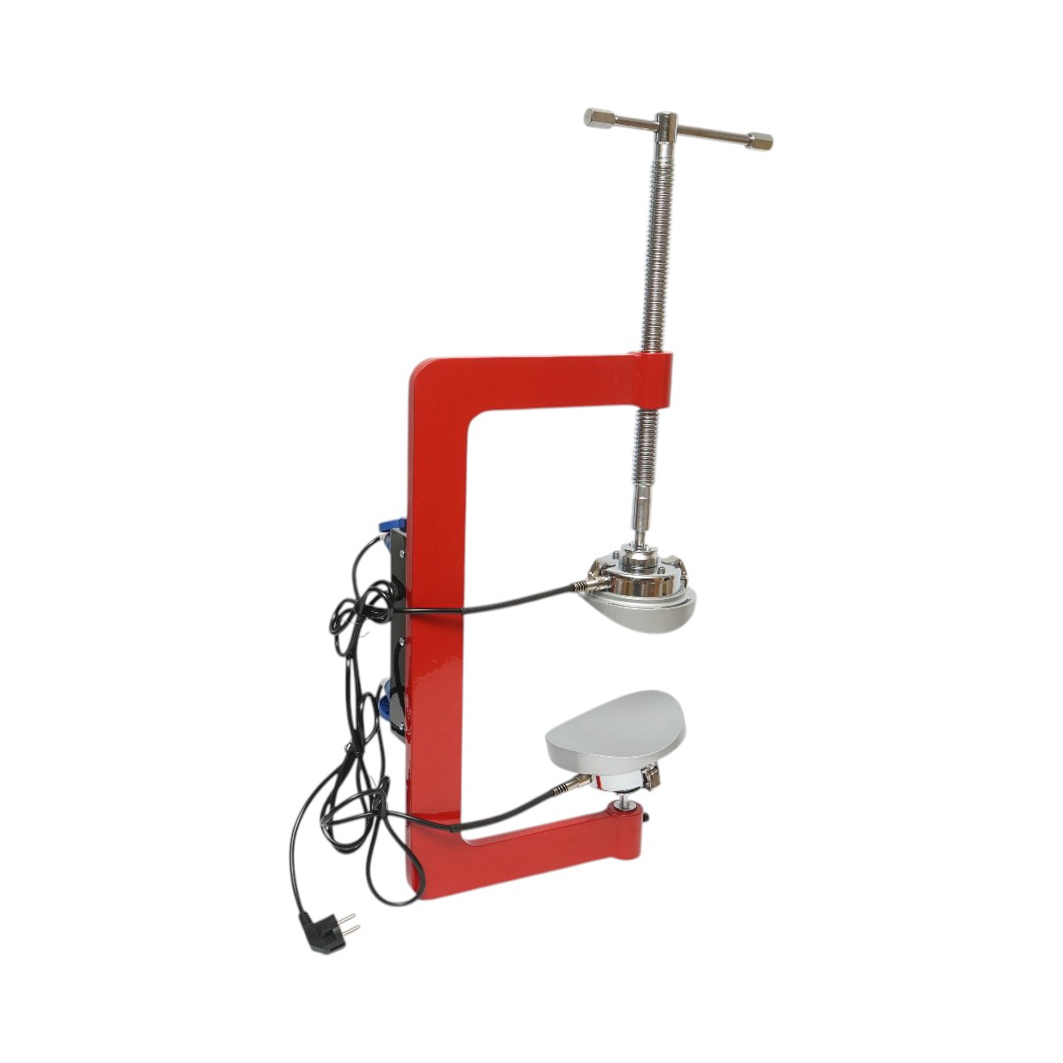 Dispozitiv electric vulcanizare anvelope la cald 2x500W, 220V, 7 adaptoare aluminiu, temperatura reglabila 0-180°C - imagine 5