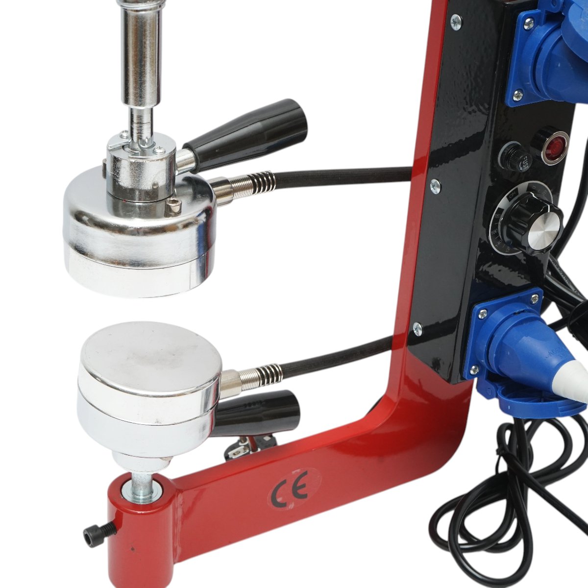 Dispozitiv electric vulcanizare anvelope la cald 2x500W, 220V, 8 adaptoare aluminiu, temperatura reglabila 0-180°C - imagine 6