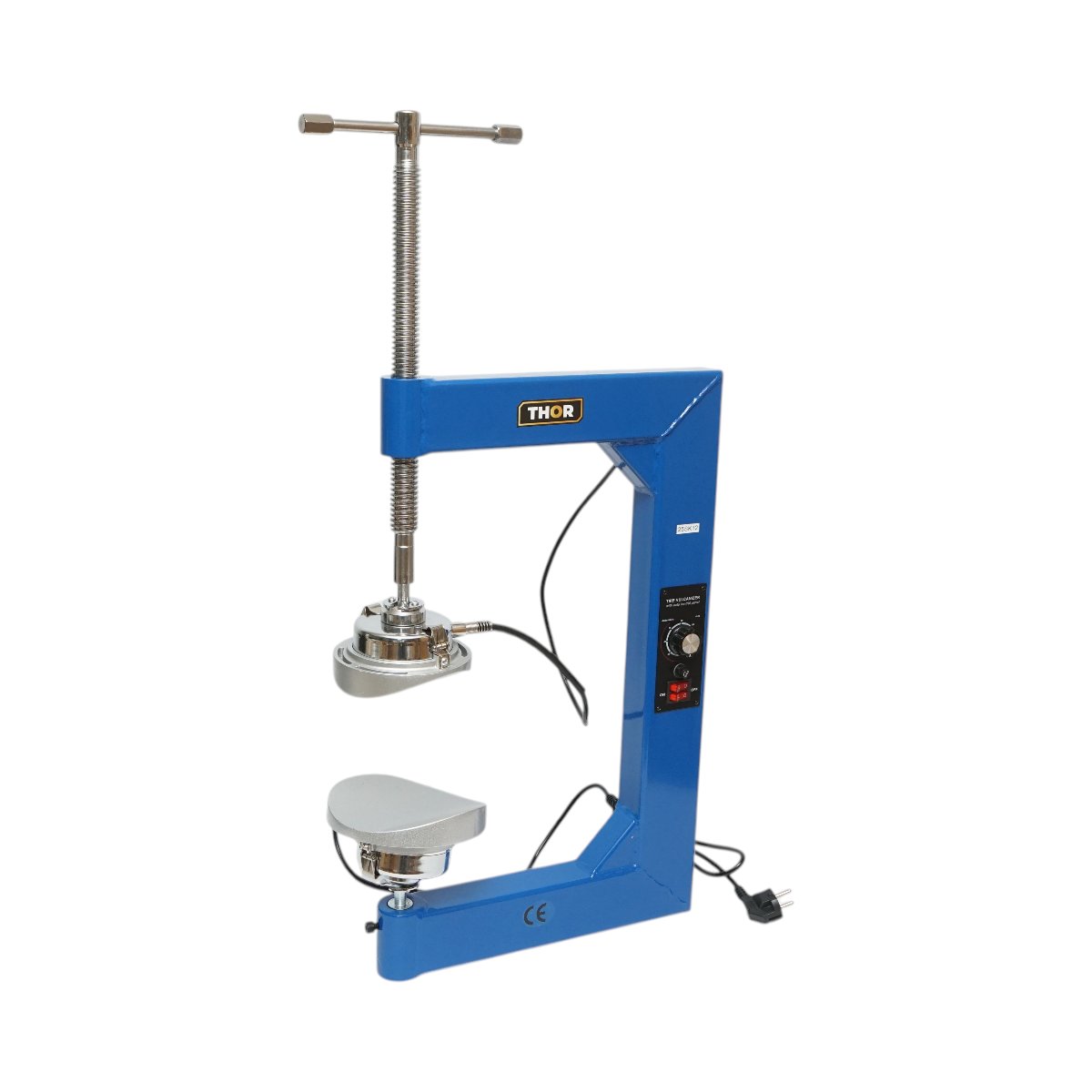 Dispozitiv electric vulcanizare anvelope la cald 2x500W, 220V, 8 adaptoare aluminiu, timer 0-120 minute - imagine 3