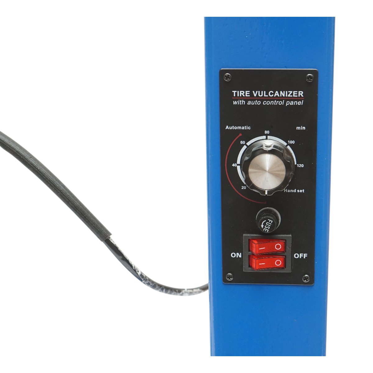 Dispozitiv electric vulcanizare anvelope la cald 2x500W, 220V, 8 adaptoare aluminiu, timer 0-120 minute - imagine 6