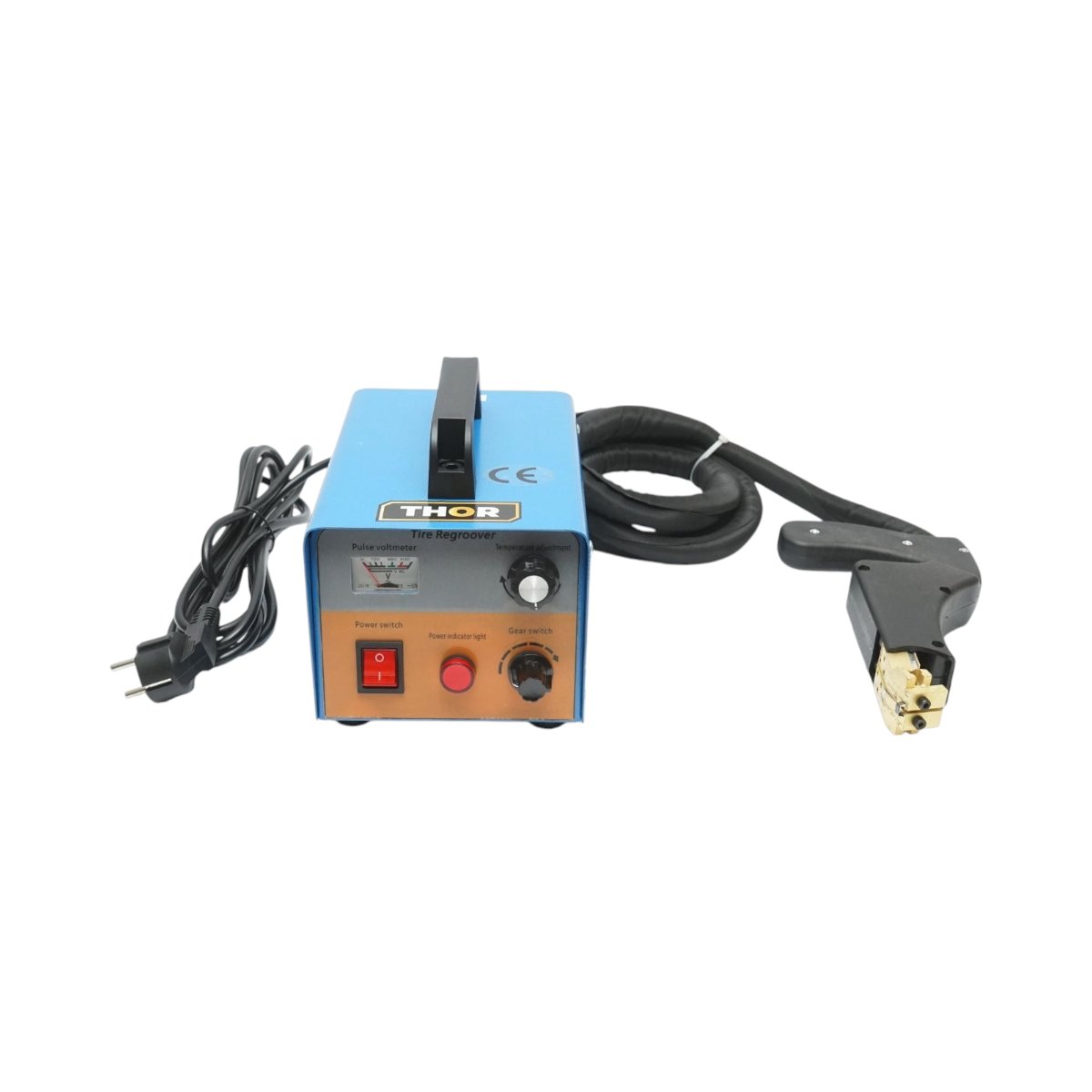 Masina de recanelare anvelope portabila 350W, 220V, temperatura reglabila, 4 trepte putere, afisaj analog, lame 2-12mm