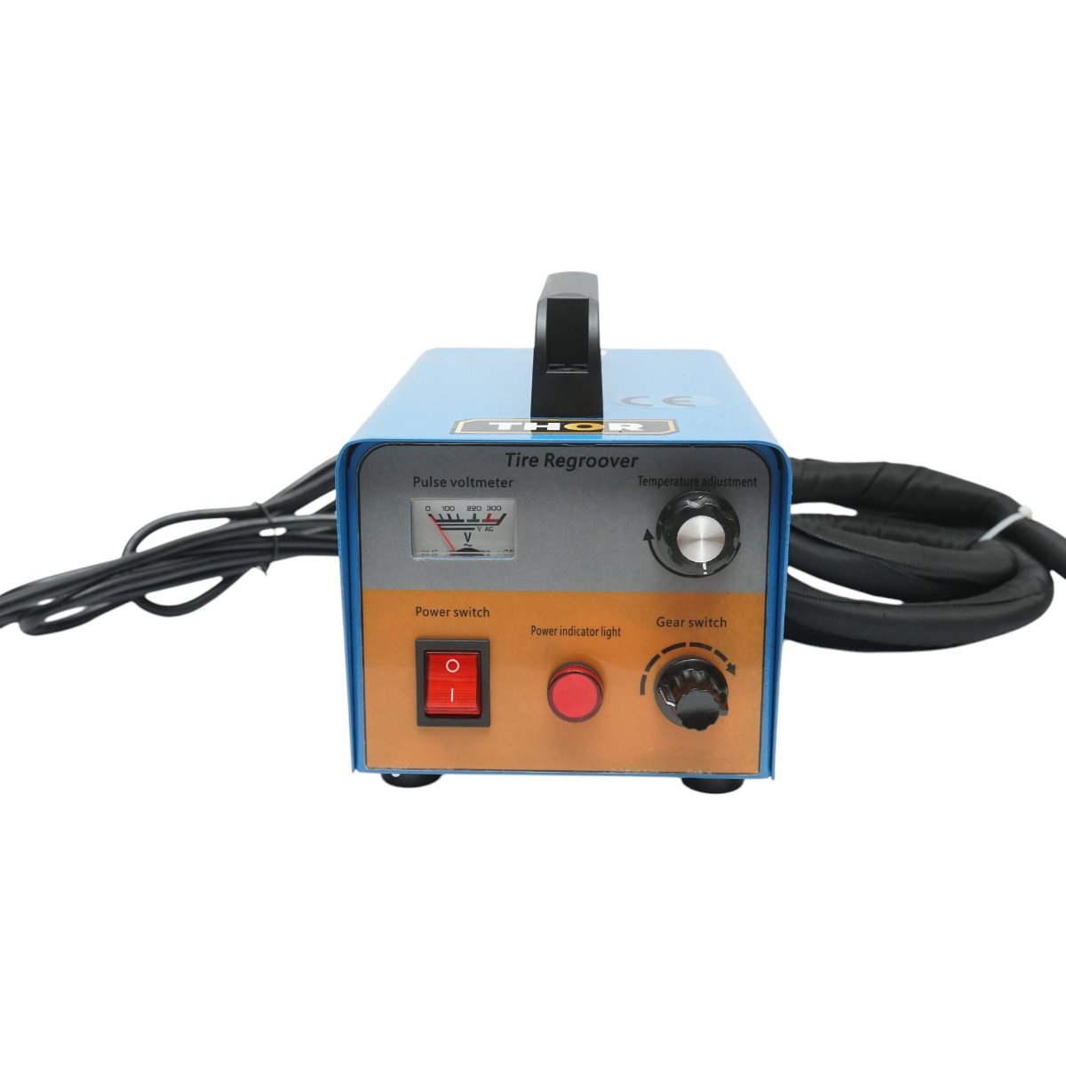 Masina de recanelare anvelope portabila 350W, 220V, temperatura reglabila, 4 trepte putere, afisaj analog, lame 2-12mm - imagine 2