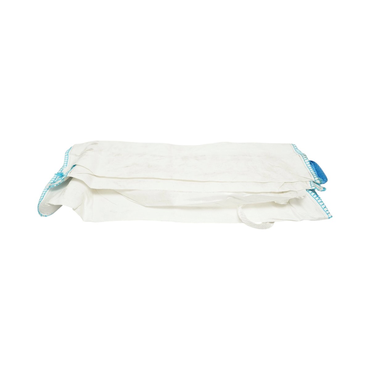 Sac big bag 100x100x130cm alb, capacitate 2000kg, tip U-Panel nelaminat, fund plan, top fusta 85cm - imagine 7