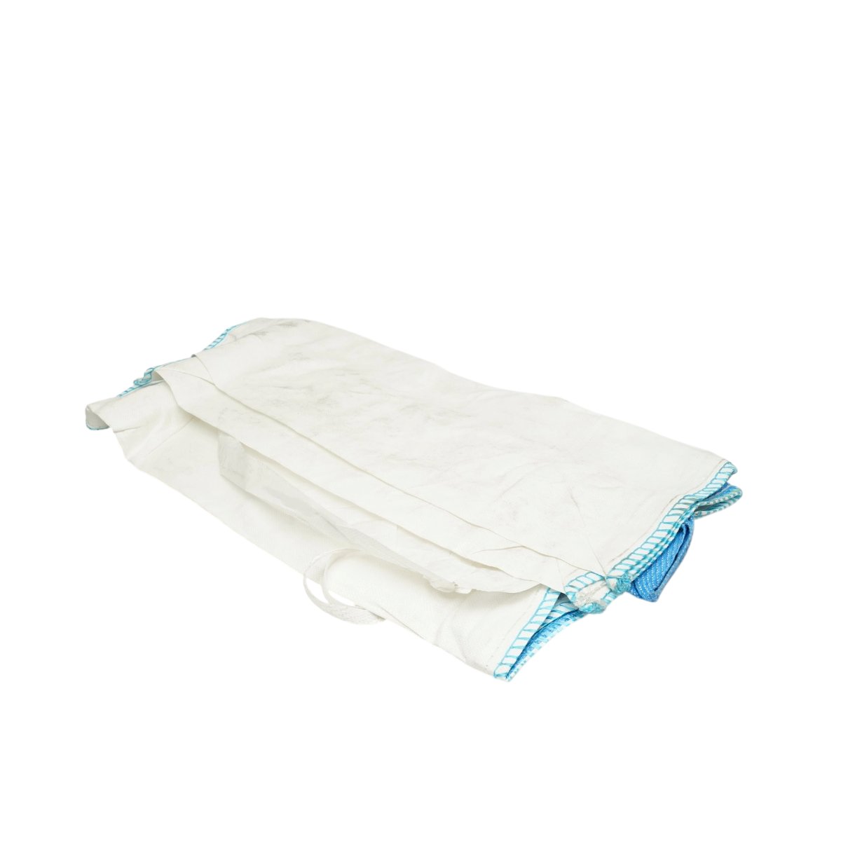 Sac big bag 100x100x130cm alb, capacitate 2000kg, tip U-Panel nelaminat, fund plan, top fusta 85cm - imagine 6