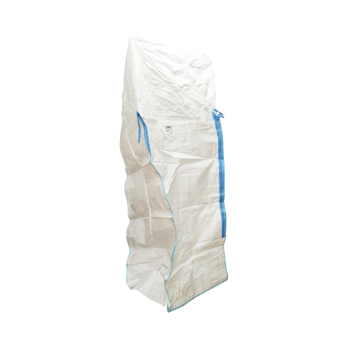 Sac big bag 95x95x165cm alb, capacitate 1500kg, tip U-Panel nelaminat, fund plan, top fusta 85cm - imagine 2