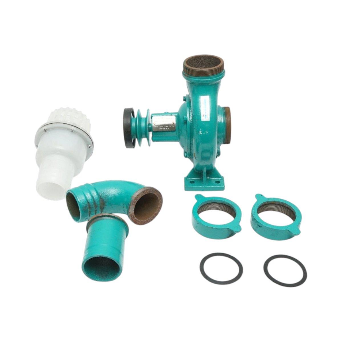 Pompa apa centrifuga cu fulie dubla 1.5kW, 2.5 toli, debit 20 m3/h, adancime aspiratie 9m, inaltime pompare 15m pentru irigatii - imagine 2