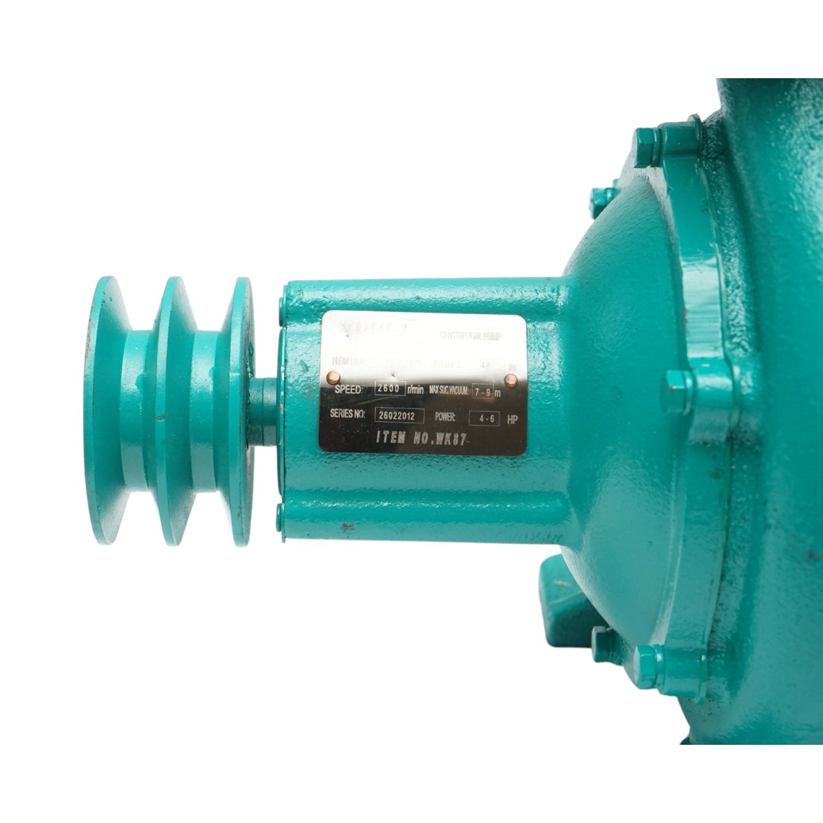 Pompa apa centrifuga cu rotor dublu 4kW, 2 toli, debit 25 m3/h, adancime aspiratie 9m, inaltime pompare 40m pentru irigatii - imagine 8